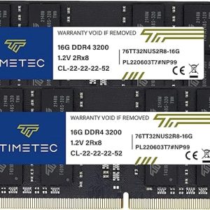Memoria RAM Laptop TIMETEC 32 GB (2 x 16 GB) DDR4 3200 MHz
