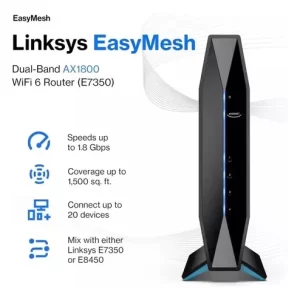 LINKSYS AX1800 ARENA6 WIFI ROUTER E7350