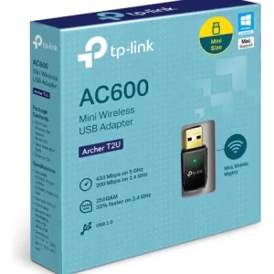 ADAPTADOR WI-FI TP-LINK ARCHER T2U AC600 DUAL BAND