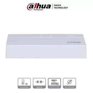 Switch 8 Puertos Gigabit Dahua Dh-pfs3008-8gt-l