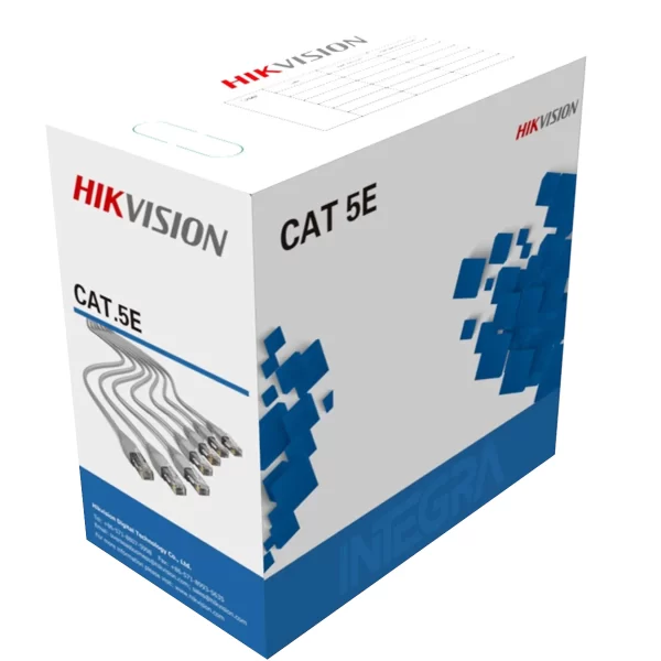 Bobina de Cable Utp Hikvision Cat5 305mts 100% Cobre - Imagen 2