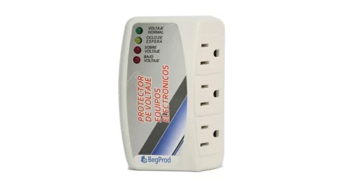 Protector de Voltaje 110V 3 Tomas