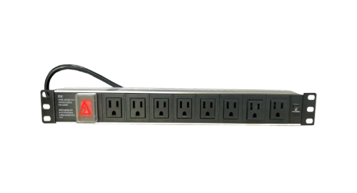 Regleta para Rack 125V 6 Tomas