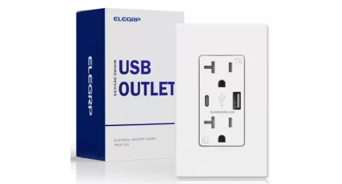 Toma Doble USB Y USB TIPO C 5V