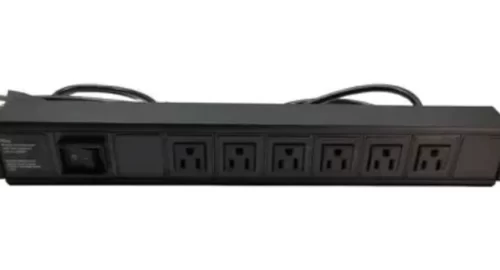 Regleta para Rack 125V 6 Tomas