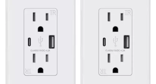 Toma Doble USB Y USB TIPO C 5V